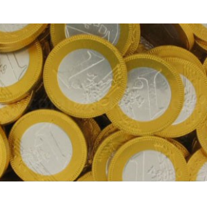 Čokoladni Cekini Ø 3,6 Cm, 1 €
